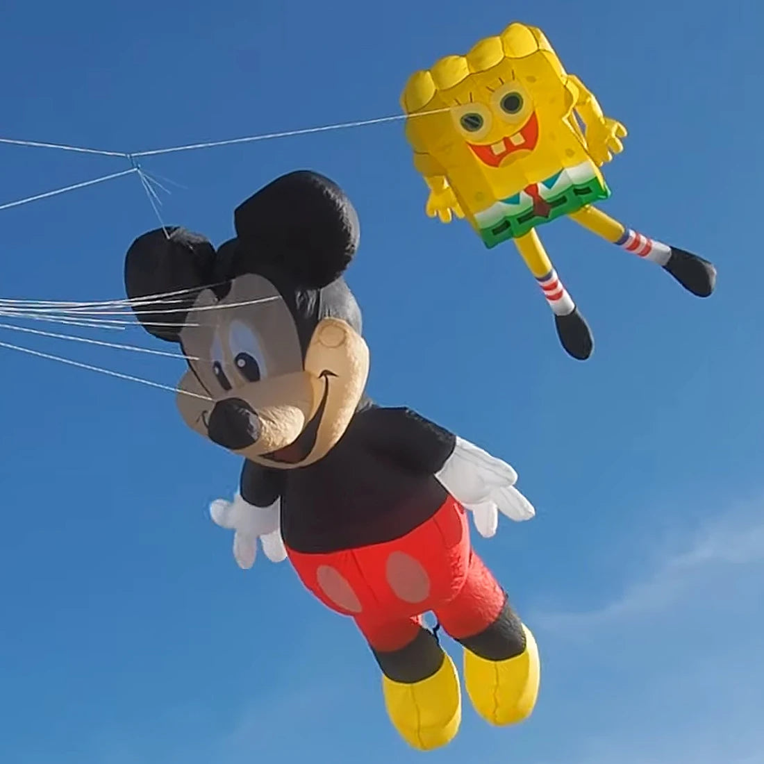 Soft Inflatable Mouse Kite Line Laundry Pendant for Kite Festival