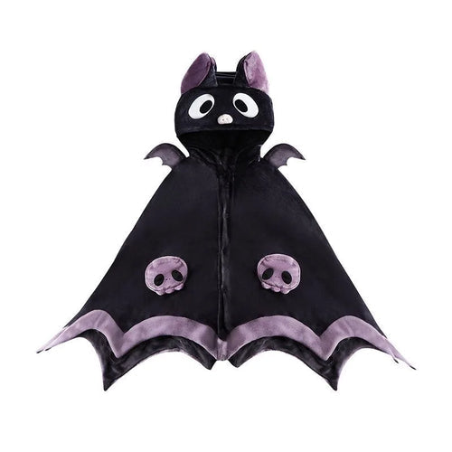 Kawaii Anime Bat Kuromi Y2k Plush Pajamas  Cloak Sleepwear ToylandEU.com Toyland EU