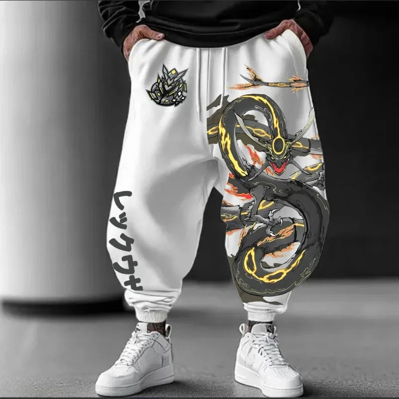 Pokemon Sweatpants | Unisex Cotton | Prewashed Fabric | Large