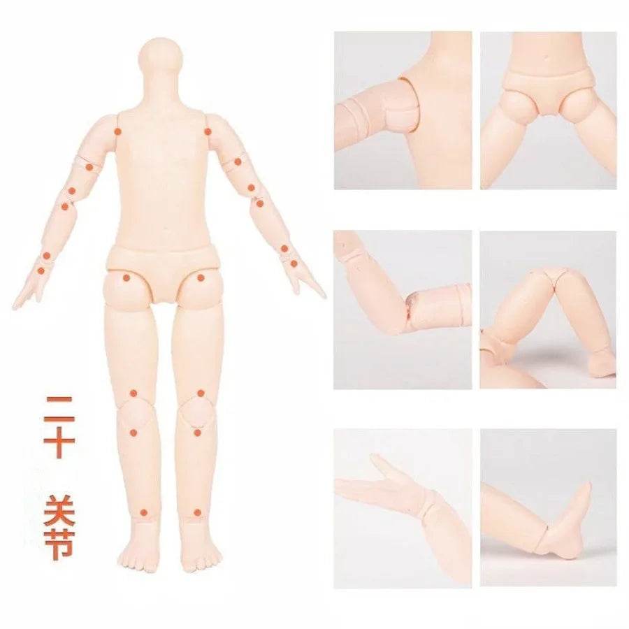 Ball Jointed Doll Toys Bjd Dolls 1/6 Starry Gray Eyes 30cm - ToylandEU