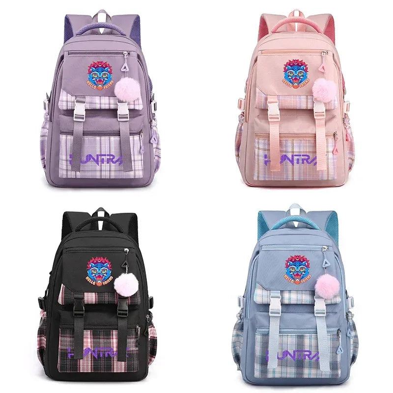 Anime Demon Hunters Backpack Large Capacity Unisex School Bag - ToylandEU