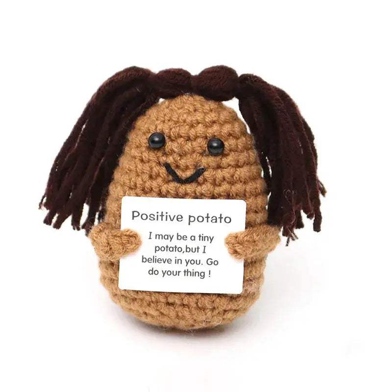 Handmade Positive Energy Crochet Bee Doll For Home Decor Gift - ToylandEU