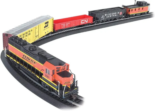 HO Scale 130 Piece Electric Train Set Ready To Run - ToylandEU