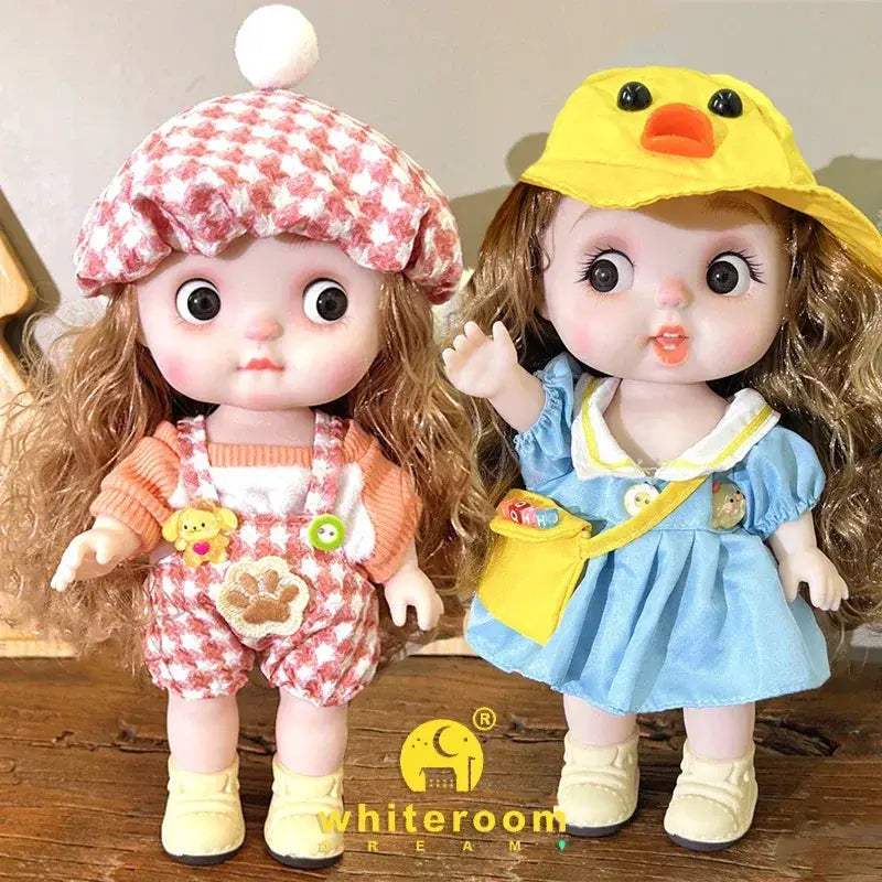 25cm Big Head Baby Doll For Girls Cute Reborn Gift - ToylandEU