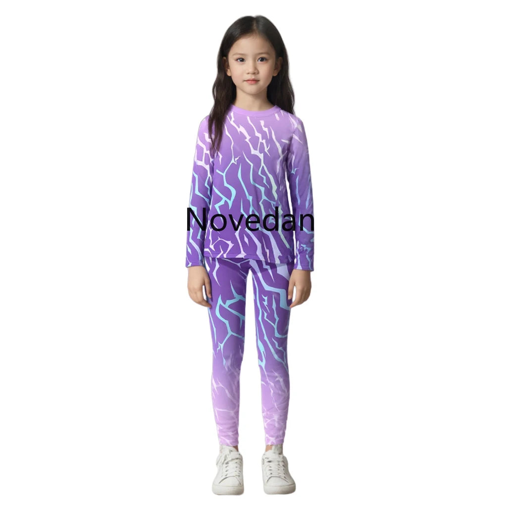 Cosplay Costume Top | Tattoo Print Design | Rumi Jinu Theme | Kids Women Men