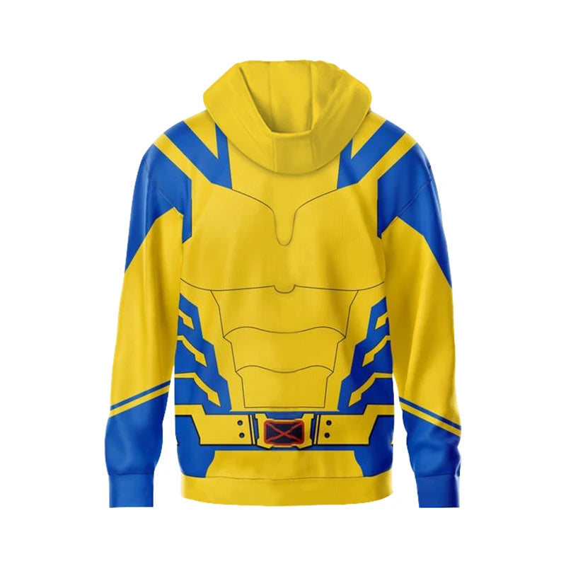 Deadpool & Wolverine 3D Cosplay Hoodie - Unisex Autumn Jacket