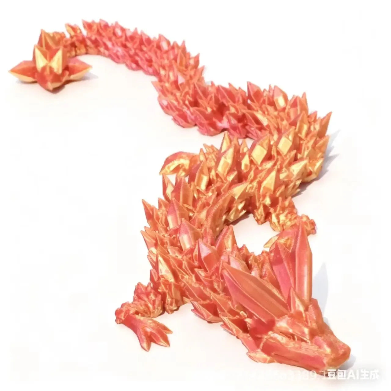 3D Printed Dragon Egg Toy With Articulated Crystal Dragon - ToylandEU