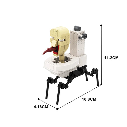 Skibidi Toilet Man and Camera Man Building Blocks with Speaker and Audio Components ToylandEU.com Toyland EU