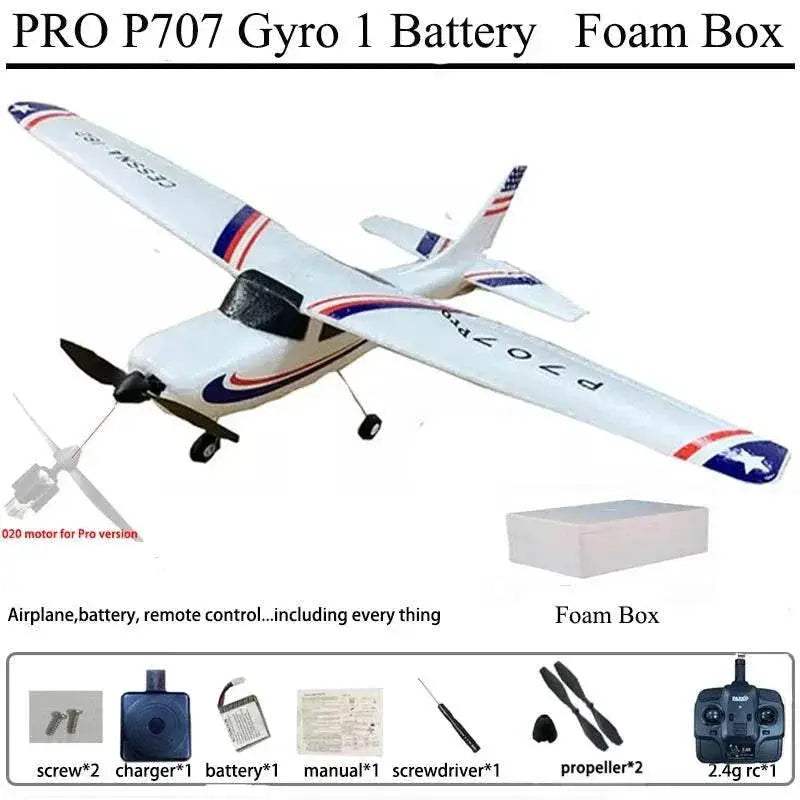 Park10 RC Airplane P707G 2.4G 3D/6G with Gyroscope RTF Plane - ToylandEU