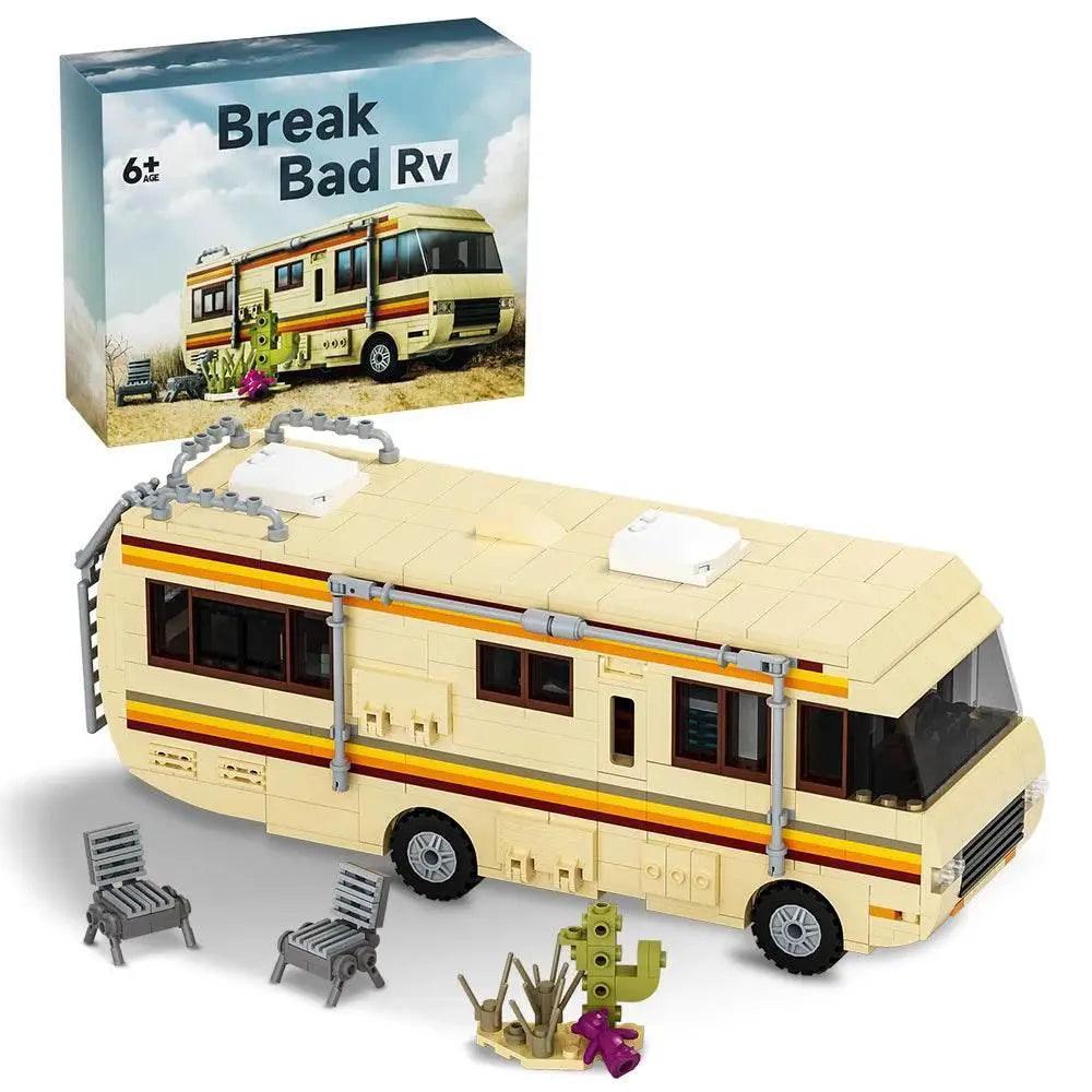 MOC Breaking Bad RV Bus Building Blocks DIY Model Set - ToylandEU