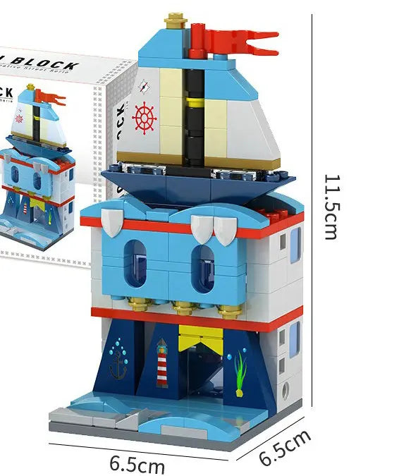 Lego Compatible Building Blocks | Mini City Street View Set | Small Blocks | 14+