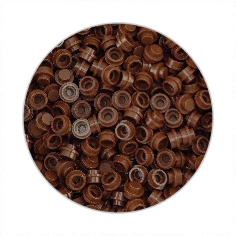 Building Block Plates | 1X1 Round Shape | Lego Compatible | Assorted Pack