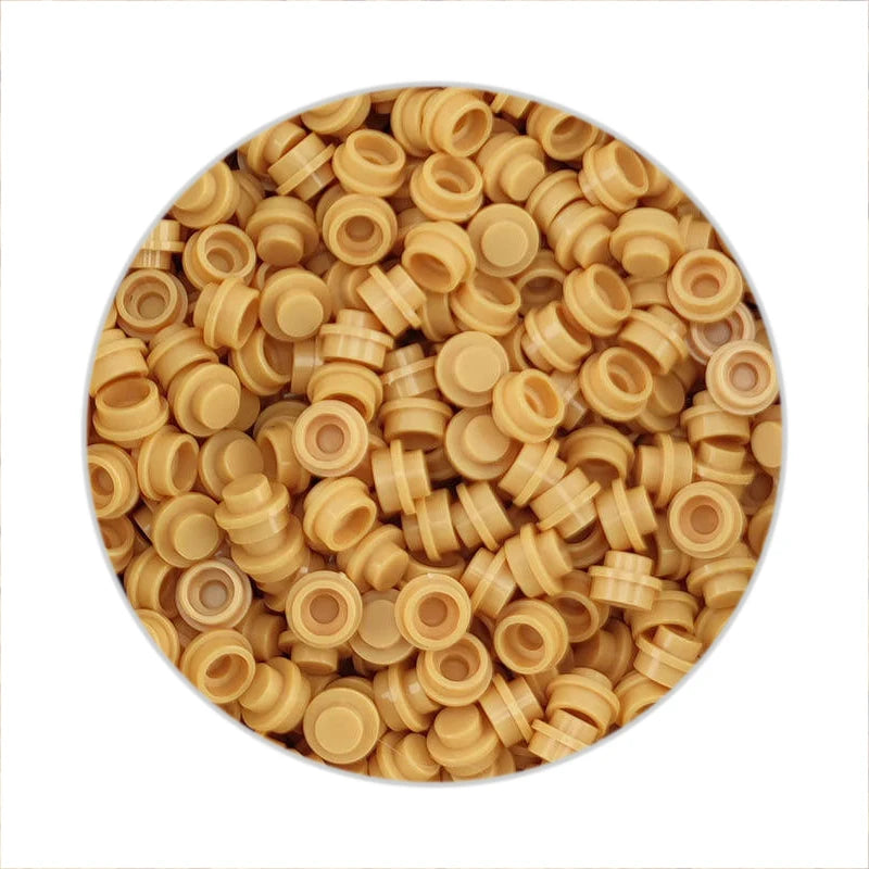 Building Block Plates | 1X1 Round Shape | Lego Compatible | Assorted Pack