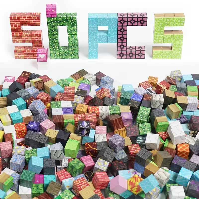 Magnetic Building Blocks | 10-500 Pcs Set | Micro & Large Blocks | Ages 3-18+