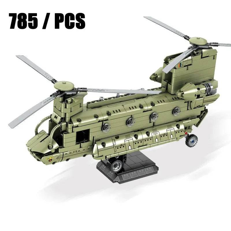 Premium Building Blocks Mi 24 Hind Attack Helicopter Model Set For Builders And Collectors - ToylandEU