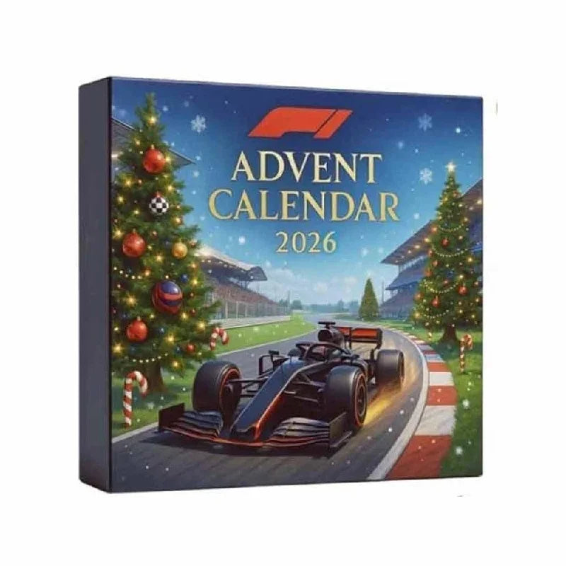 Advent Calendar | 2026 Surprise Blind Box Car Ornaments | 24 Day 2D Acrylic Card Pendants | Holiday DIY Decor