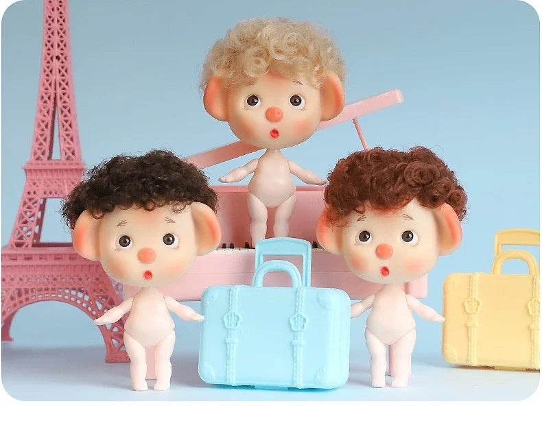 Ob11 Bjd Doll Boy Pig Face Piggy Ball-jointed Mini Doll Gift - ToylandEU