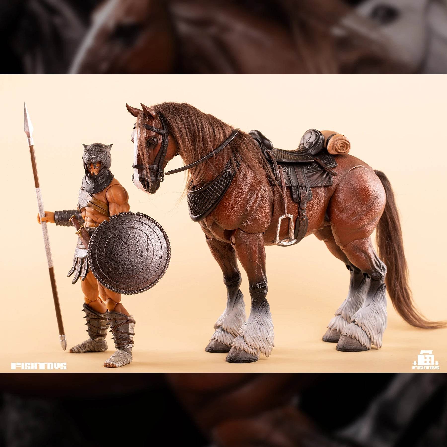 In Stock Fish Toys Horse Basic Model 1/12 Action Figure - ToylandEU