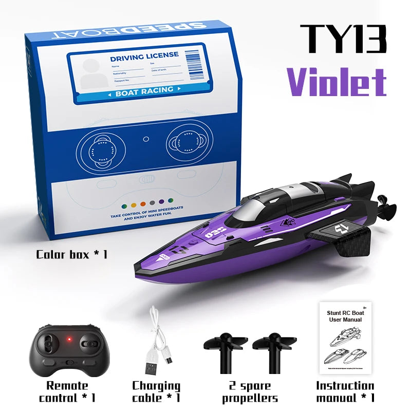 RC Boat | 2.4GHz Remote Control | 4WD | Mini Size Boat