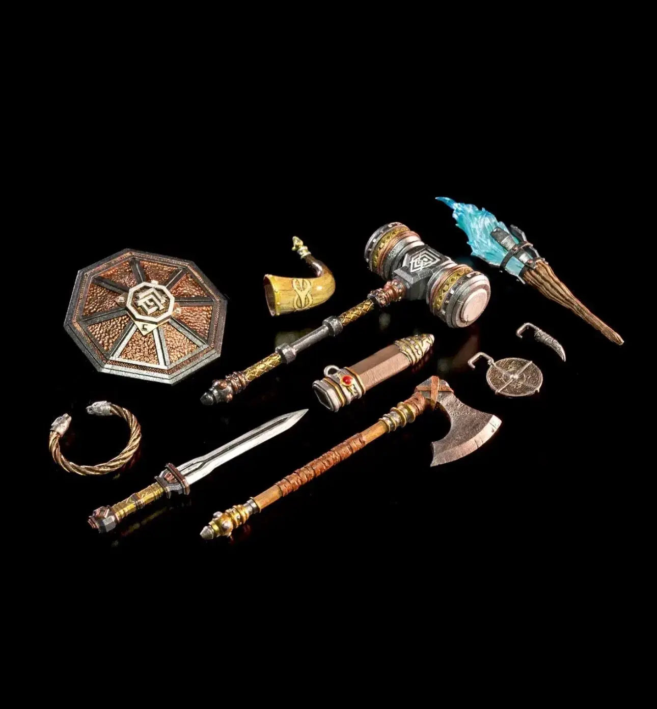 Four Horsemen Studios Mythic Legions Undead Skeleton Spearman Warrior Action Figure With Replaceable Accessories For Collectors - ToylandEU