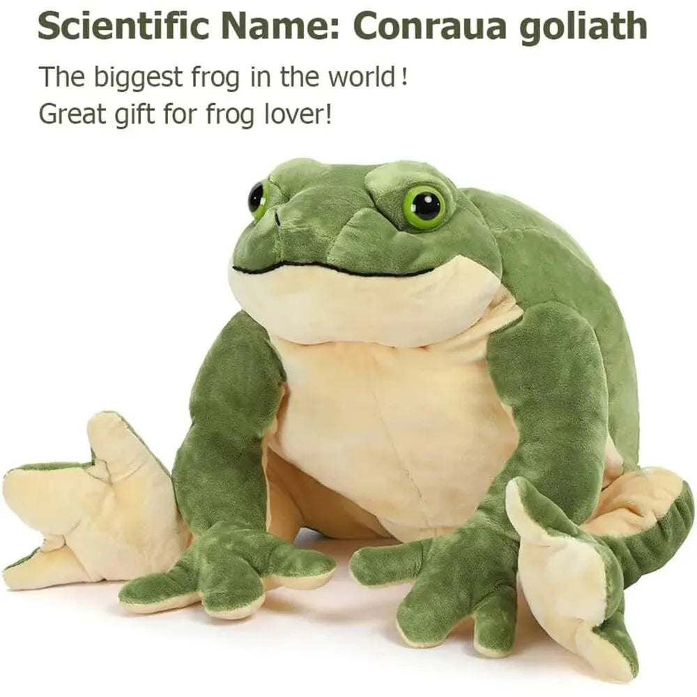 Giant Frog Plush Toy Soft Huggable Stuffed Animal Cuddly