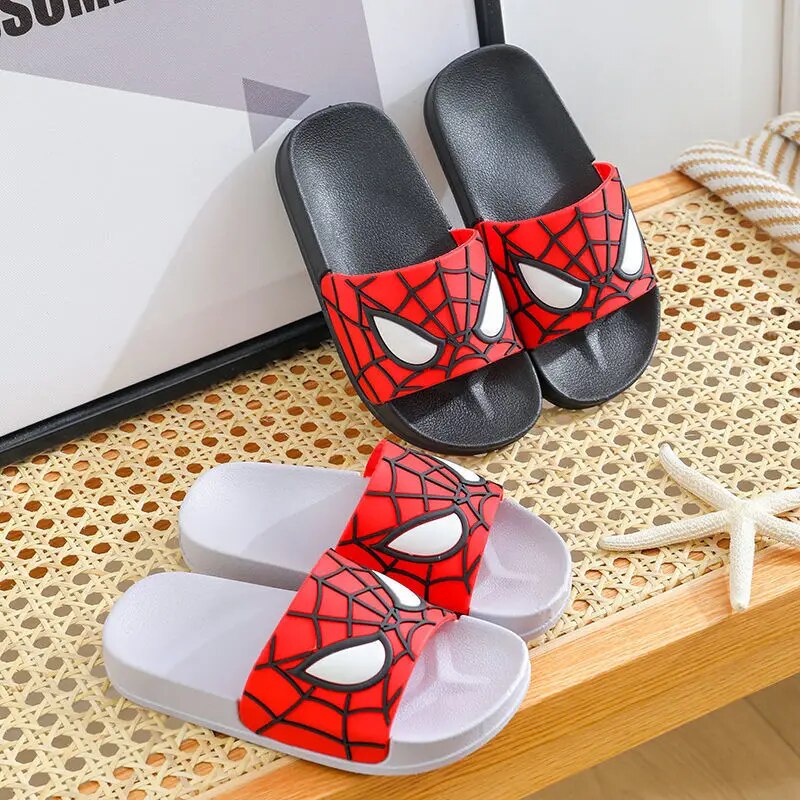 Spiderman Summer Beach Slides for Kids - Non-slip Bathroom Slippers - ToylandEU