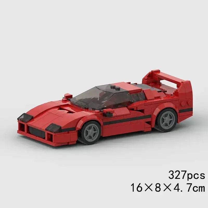 MOC LEGO Compatible Race Car Building Blocks Set For Kids - ToylandEU