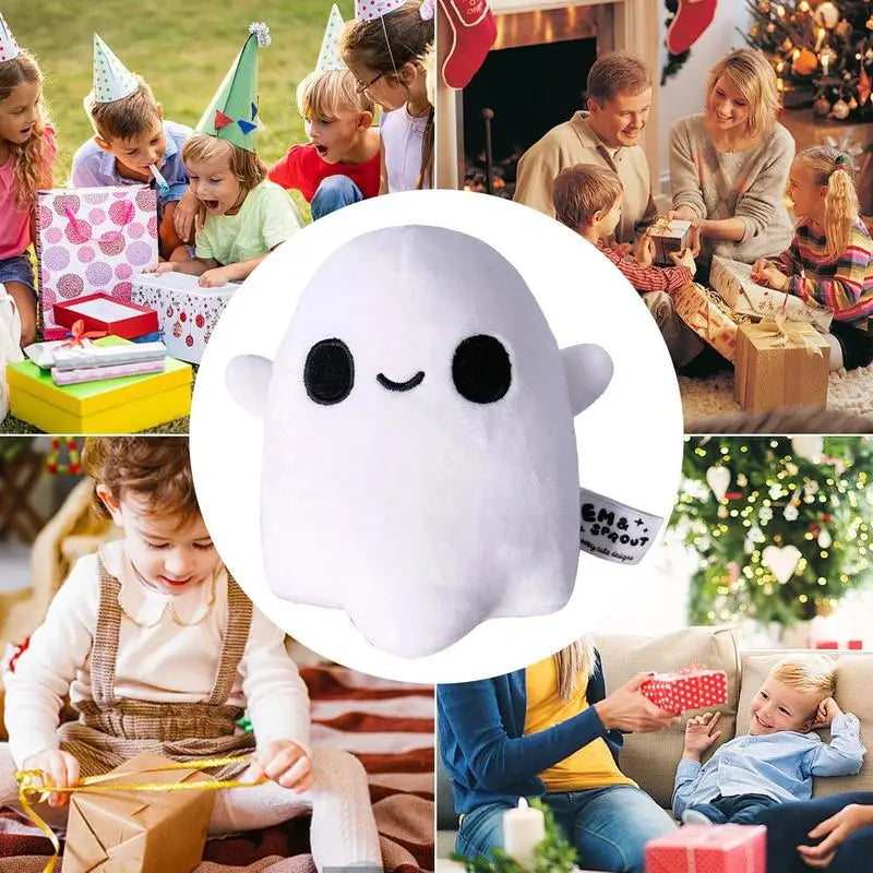 Charming Plush Ghost Toy - Perfect Halloween Gift for Kids & Couples