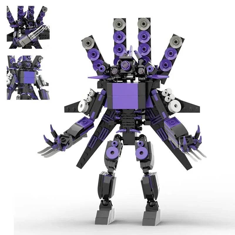 Moc Skibidi Toilet Action Figures Model Building Blocks Toys - ToylandEU