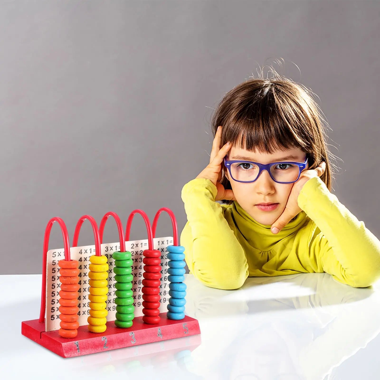 Colorful Wooden Abacus Toy for Children - Enhancing Math Skills and Numeracy - ToylandEU