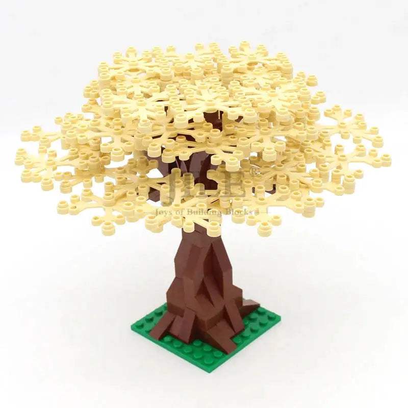 MOC Sakura Flower Stem Tree Building Blocks Set DIY Cherry Blossom Bricks Treehouse Model Decoration Toys 24866 19119 2417 2423 - ToylandEU