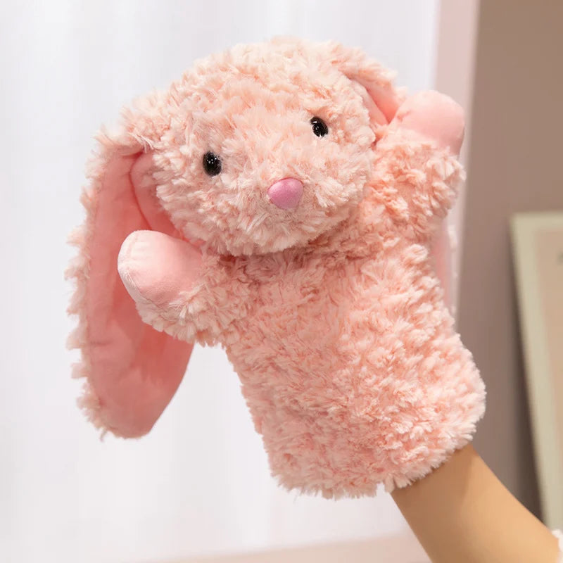 Plush Hand Puppet | Soft Cozy Fabric | 14 Animal Designs | Ages 14 Plus