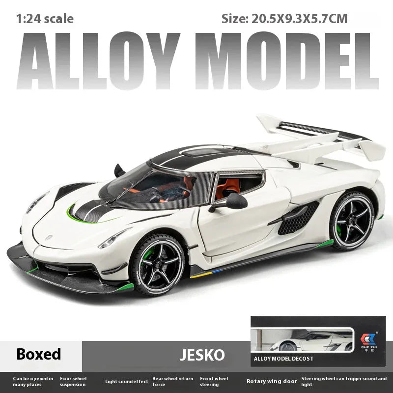 1 24 Diecast Car Model Jesko Gift For Collectors Edition - ToylandEU