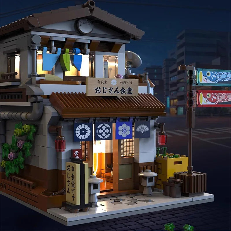 Cada LED City Japanese Style Canteen House Architecture Building - ToylandEU