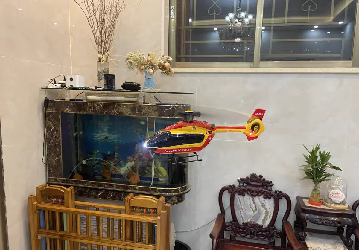 RC C190 Brushless Motor RC Helicopter with Fixed Altitude and Optical Flow - Electric Model for Kids - Perfect Outdoor Toy Gift