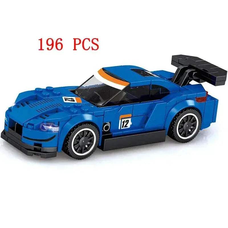 MOC Racing Car Lego Compatible Building Blocks Set For Kids - ToylandEU