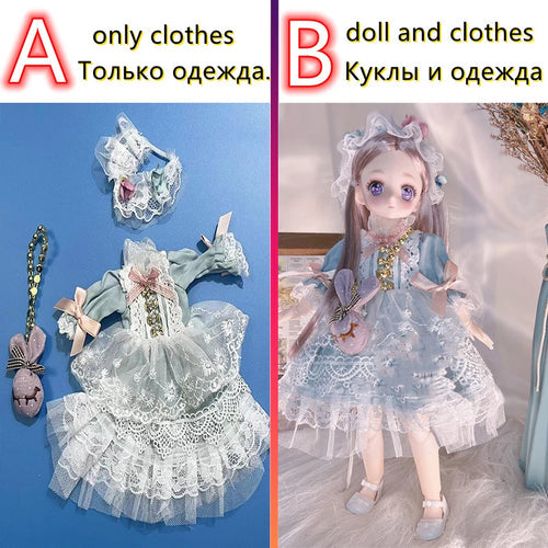 Anime Face Doll and Fashion Princess 1/6 Replacement Clothes Set ToylandEU.com Toyland EU