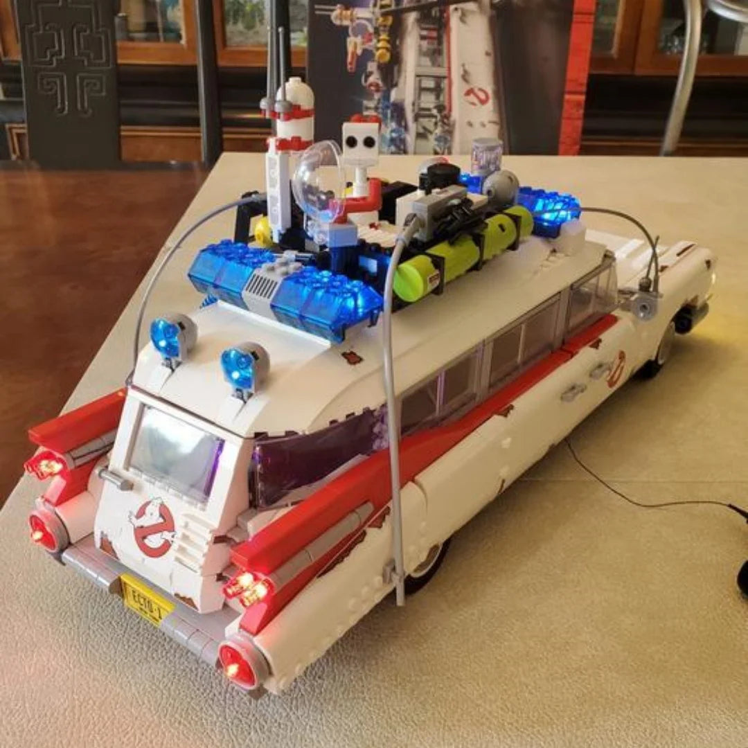 Model Building Bricks | 2352 Pieces | Ecto-1 Ghostbusters | Gift Idea