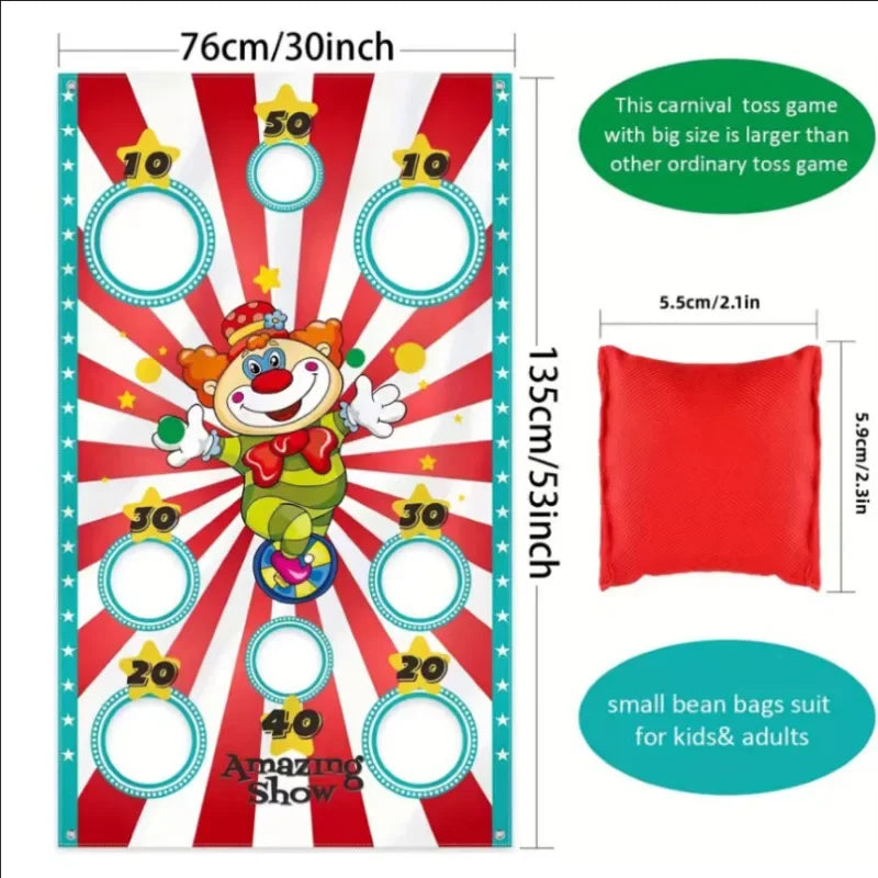 Interactive Christmas Bean Bag Toss Game with Safe Throwing Bags - ToylandEU