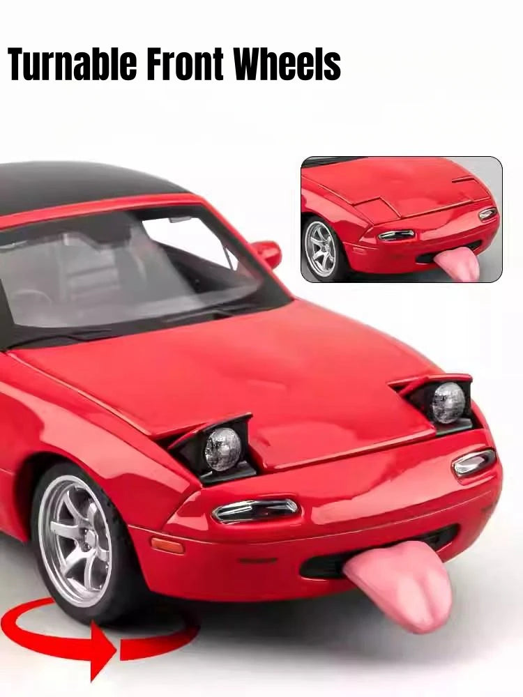 Diecast Model Car | 1/32 Scale | Sound And Light | Mazda Mx5 Model