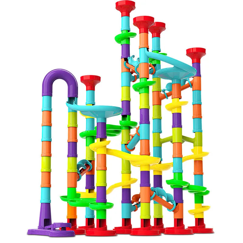 Marble Run Elevator Building Blocks Set for Kids - ToylandEU