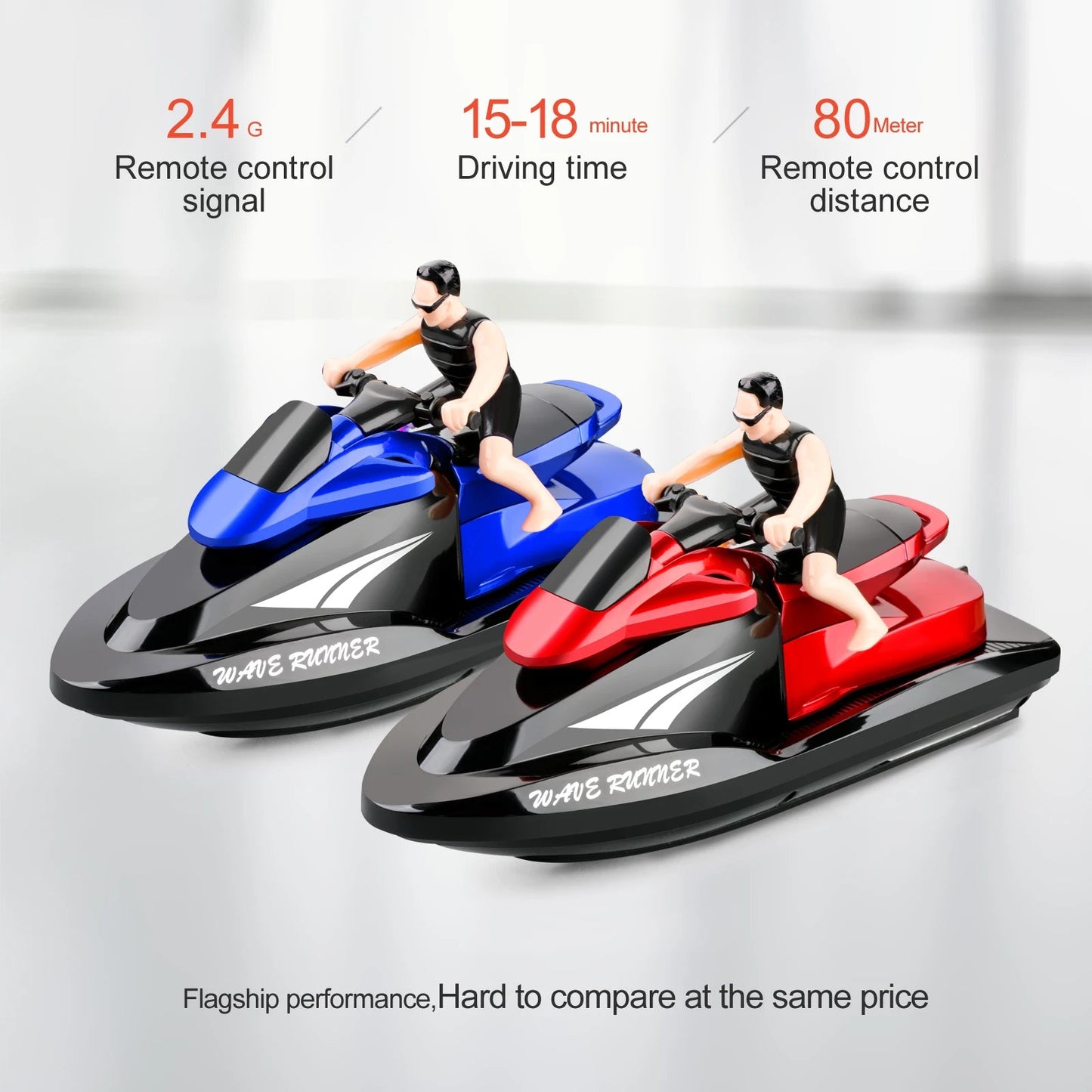 High-Speed RC Boat 809 2.4G Remote Control Motorboat - ToylandEU