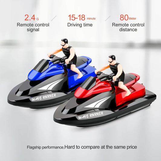 High-Speed RC Boat 809 2.4G Remote Control Motorboat - ToylandEU