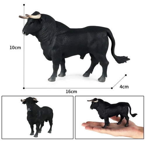 Farm Animal Simulation Action Figure Toy Set - Cow, Cattle, Calf, Angus, Bull, Buffalo, Yak Model ToylandEU.com Toyland EU