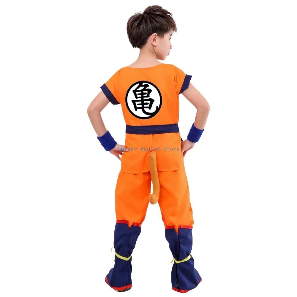 Goku Cosplay Costume | Blue Gold Outfit | Toylandeu™