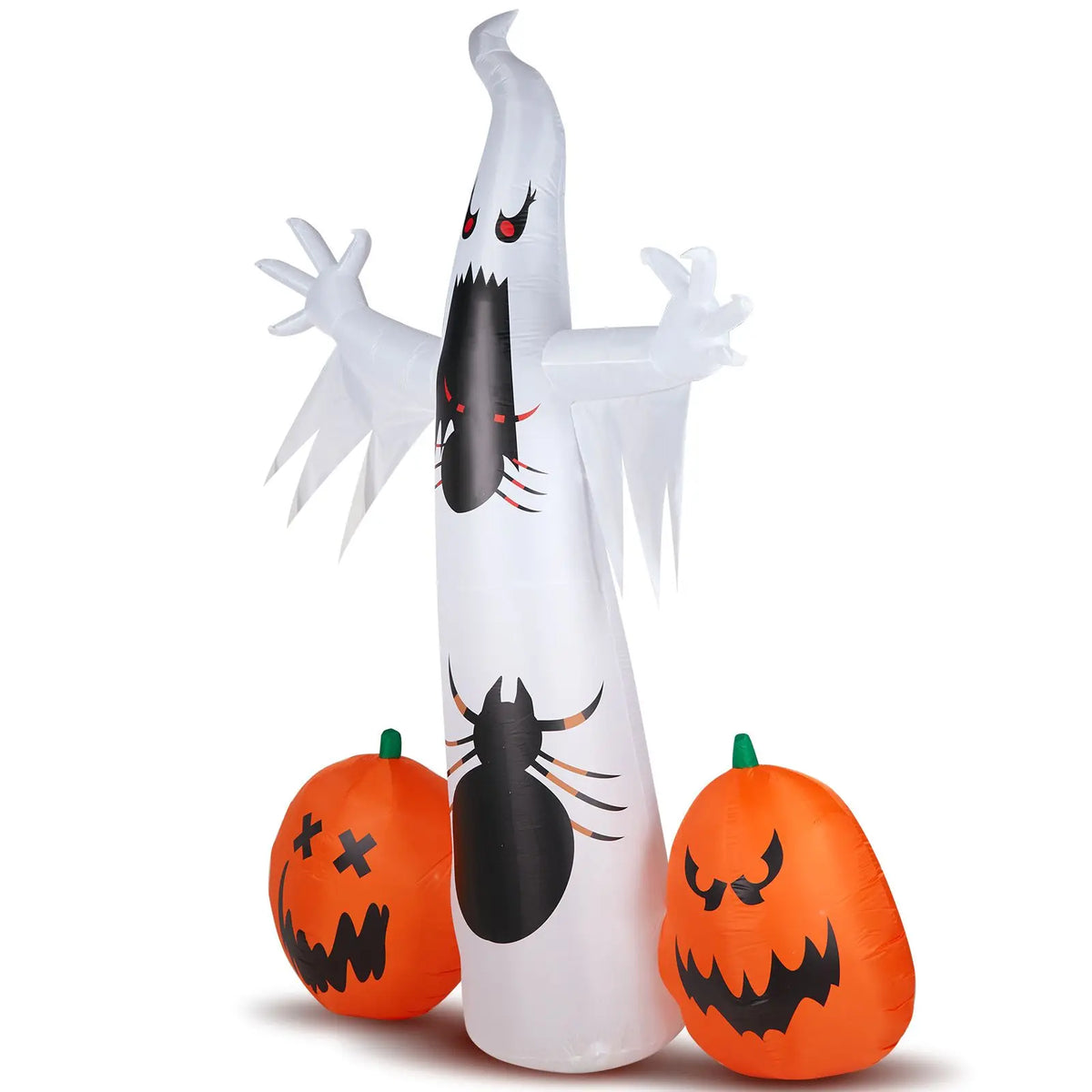 Halloween Yard Inflatables | 11.8 Ft Height | Ghost Spider Set | Lawn Decor