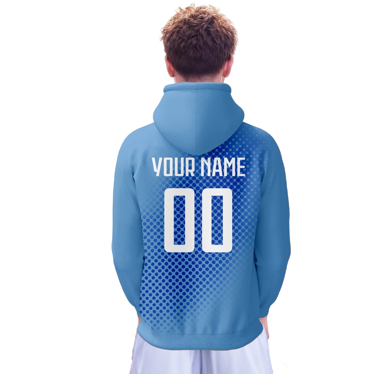 Personalized Uruguay Soccer Hoodie for Men, Women, and Youth - Custom Name & Number Football Sweatshirt (S-5XL)