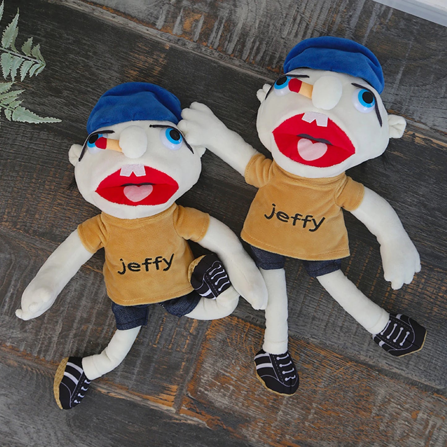 Jeffy Plush Puppet Toy - Soft Cuddle Doll & Creative Learning Gift