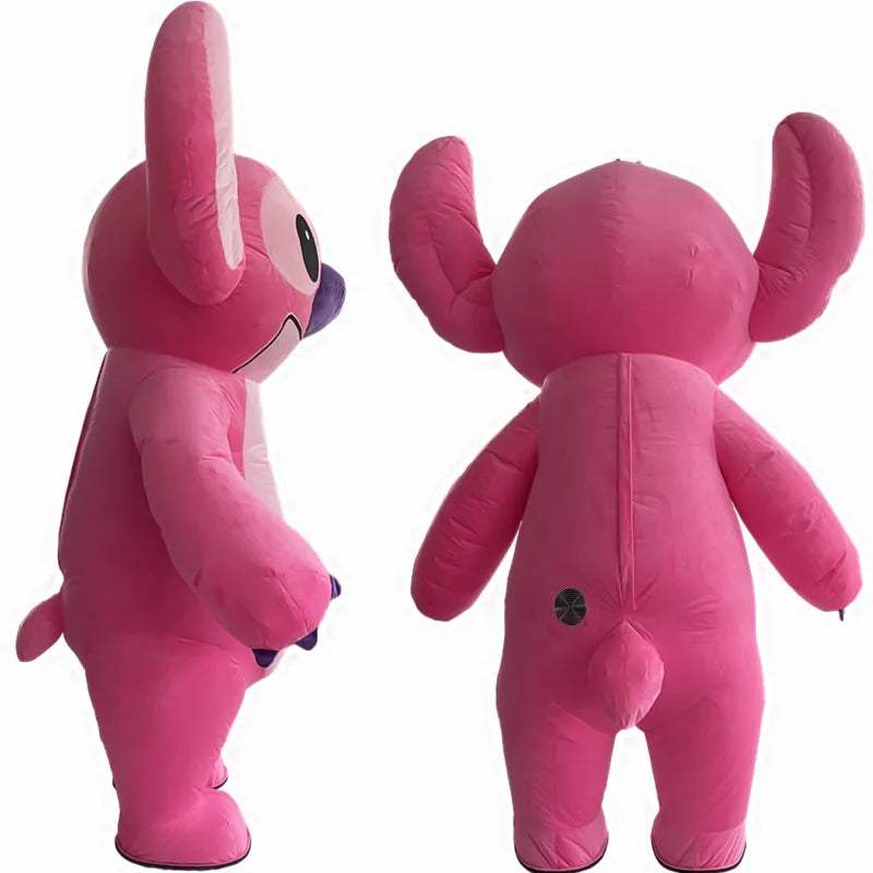Inflatable Mascot Costume | Teddy Bear Design | Fan Powered | Adult Size