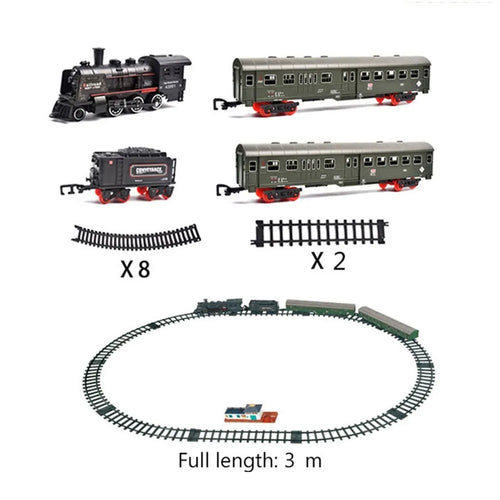 Vintage Electric Steam Train Toy Set with Realistic Track Simulation ToylandEU.com Toyland EU